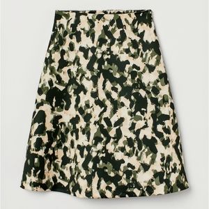 Patterned A-line skirt